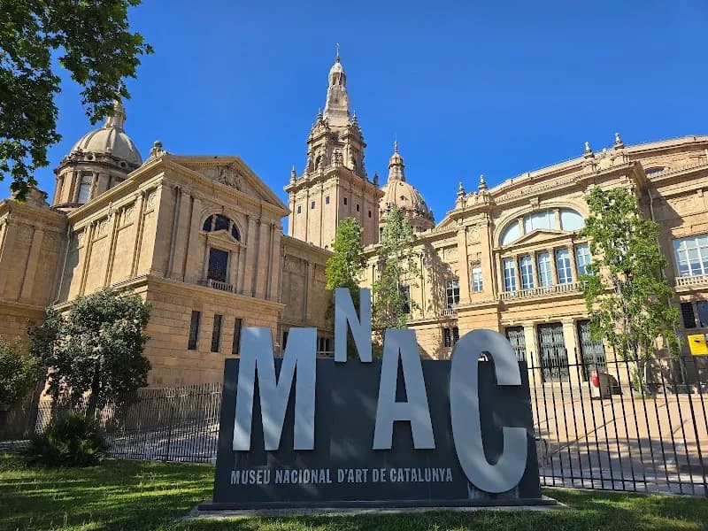 View of Museu Nacional d'Art de Catalunya in Barcelona, CT