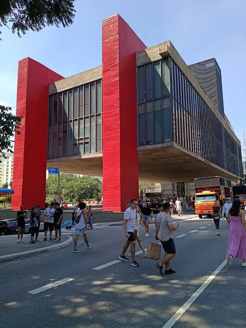 View of Museum of Art of São Paulo Assis Chateaubriand in Sao Paulo, SP