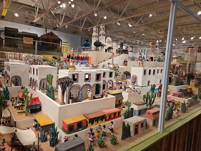 View of Museum of International Folk Art in Santa Fe, NM