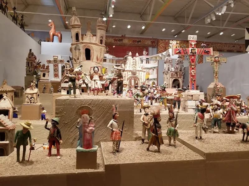 View of Museum of International Folk Art in Santa Fe, NM
