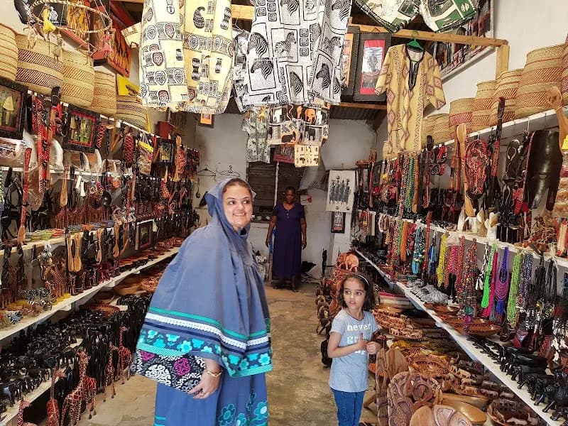 View of MWENGE WOODCAVERS MARKET in Dar es Salaam, DS