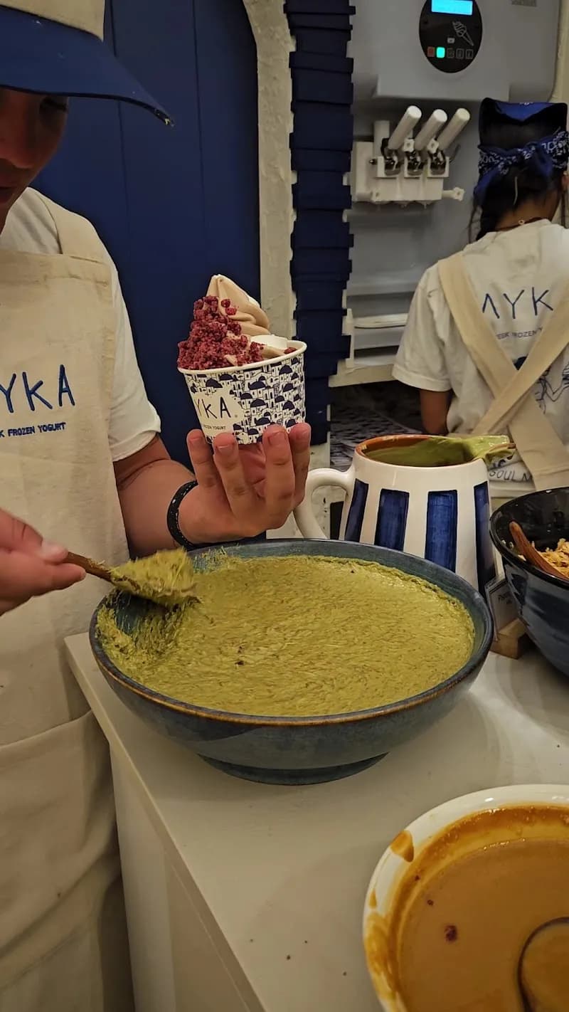 View of Myka Greek Frozen Yogurt in Miami Beach, FL