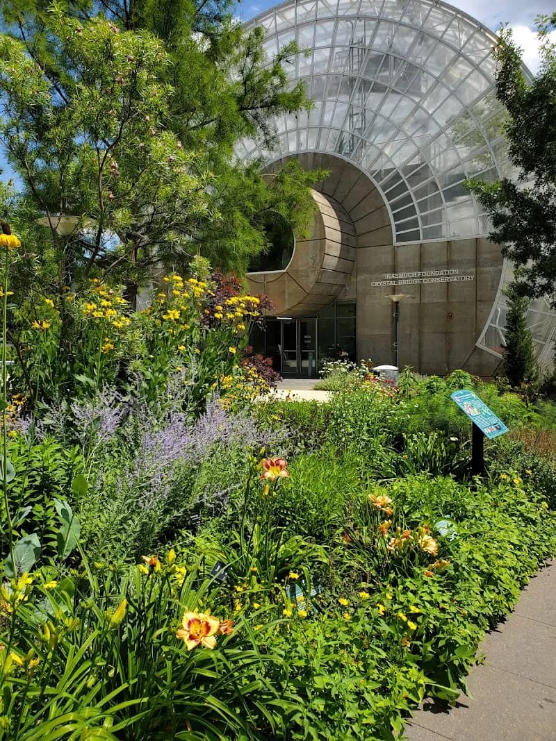 View of Myriad Botanical Gardens in Oklahoma City, OK