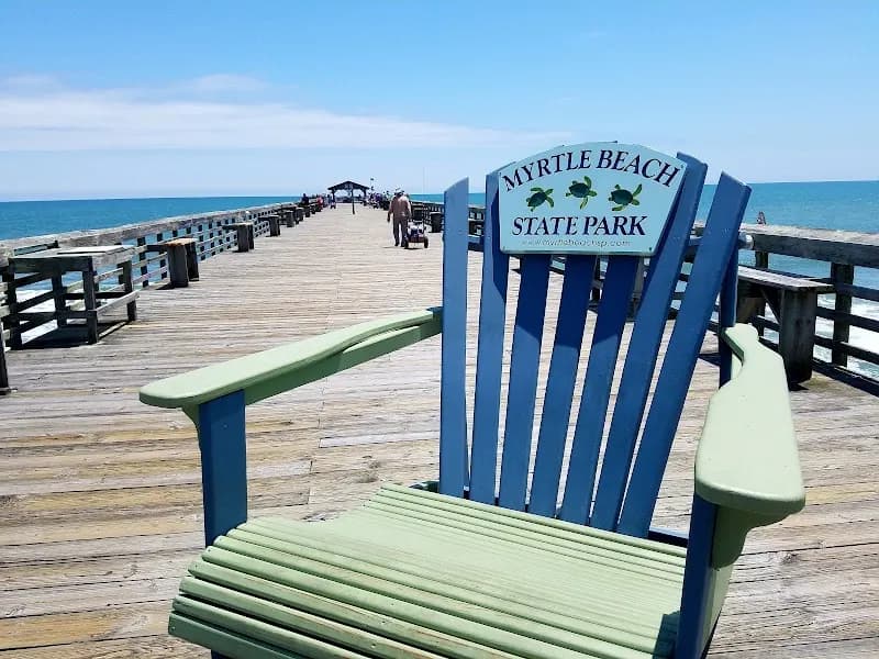 View of Myrtle Beach State Park in Myrtle Beach, SC