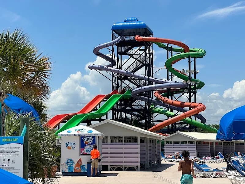 View of Myrtle Waves Water Park in Myrtle Beach, SC
