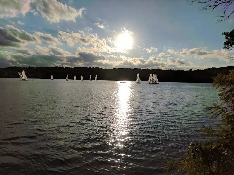 View of Mystic Lakes in Winchester, MA