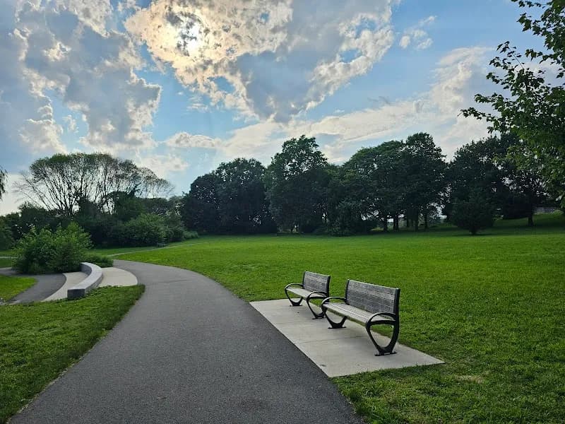 View of Mystic River State Reservation in Medford, MA