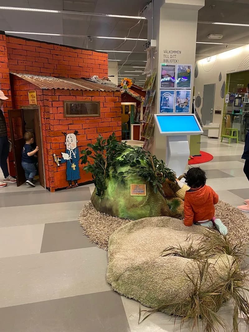 View of Nacka Forum Library in Nacka, Stockholm