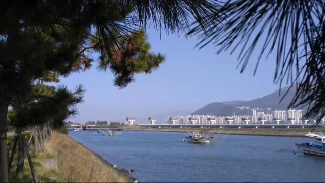 View of Nakdong River Estuary Eco Center in Sasang-gu, Busan