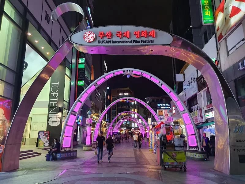 View of Nampo-dong Street in Busan, BSN