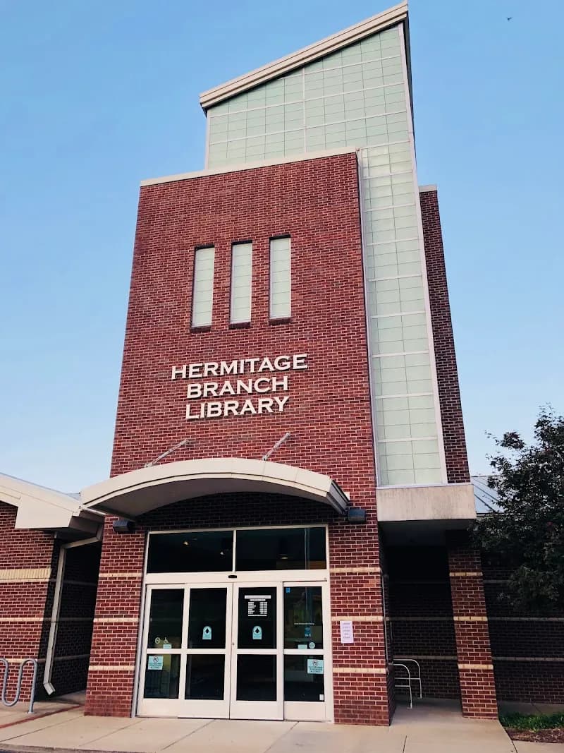 View of Nashville Public Library Hermitage Branch in Hermitage, TN