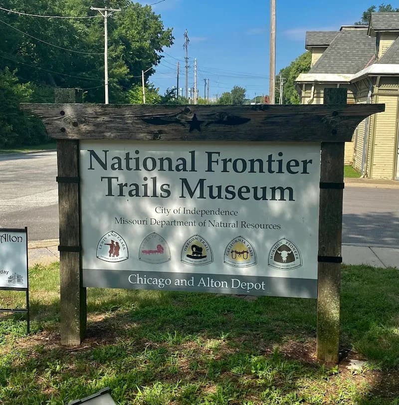 View of National Frontier Trails Museum in Independence, MO