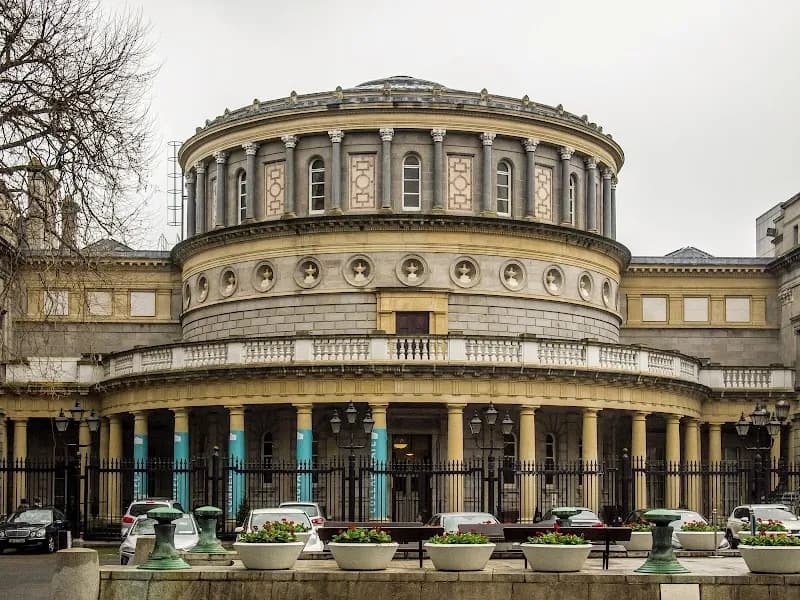 View of National Library of Ireland in Dublin, DUB
