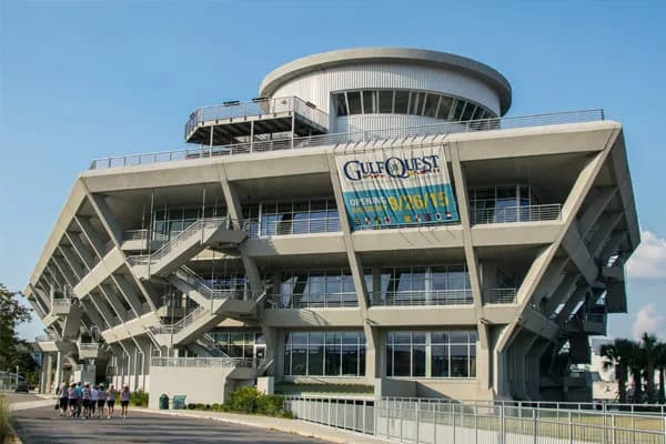 View of National Maritime Museum of the Gulf in Mobile, AL