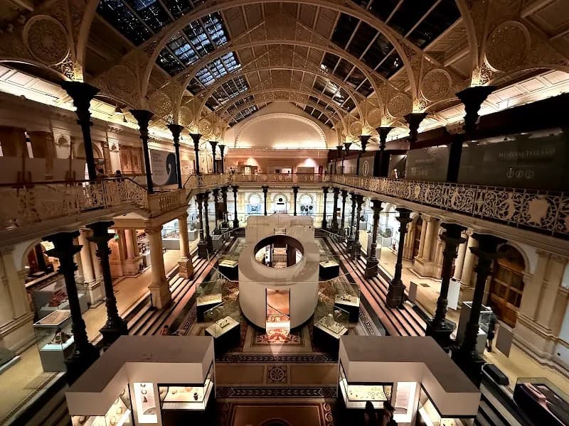View of National Museum of Ireland, Kildare Street in Dublin, DUB