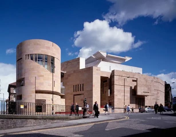 View of National Museum of Scotland in Edinburgh, SCT