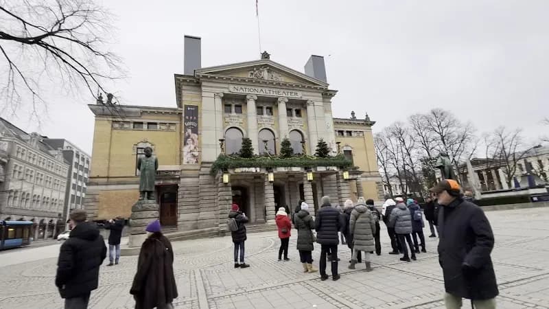 View of National Theater in Oslo, OSL