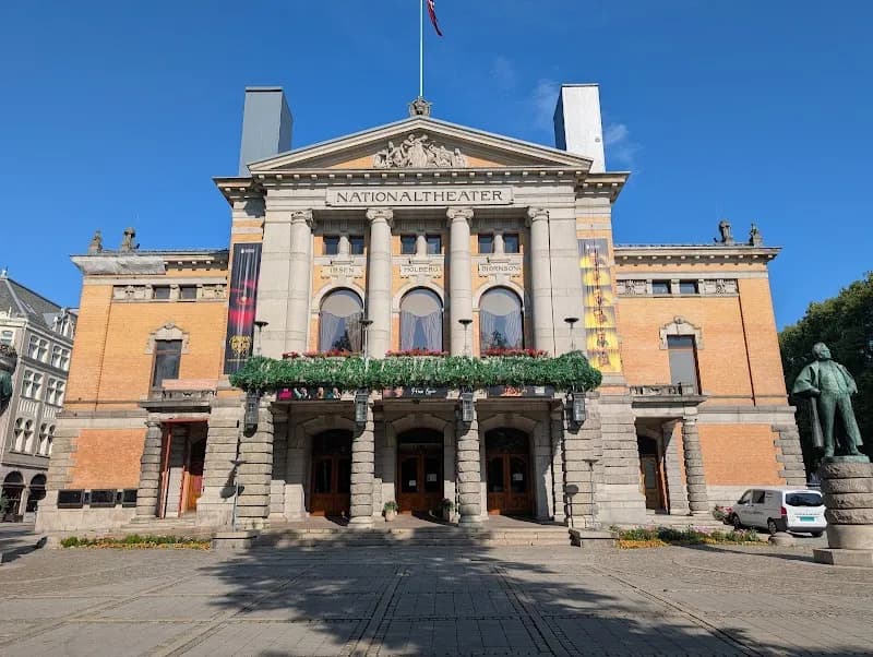 View of National Theater in Oslo, OSL