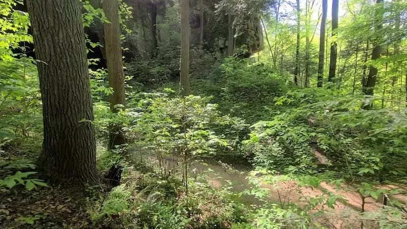 View of Natural Bridge Park in Valley Head, AL