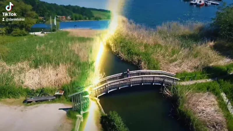 View of Naturerlebnisweg Obertrum in Eugendorf, Salzburg