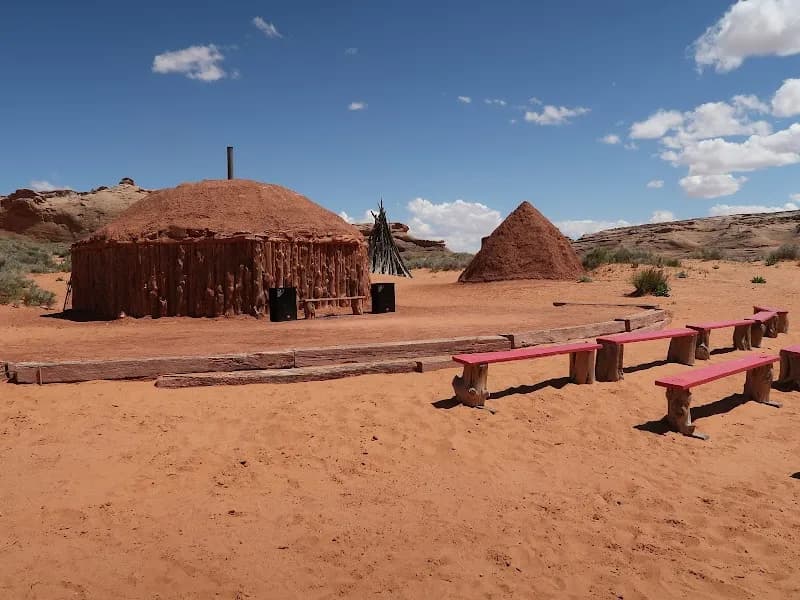 View of Navajo Village Heritage Center in Page, AZ