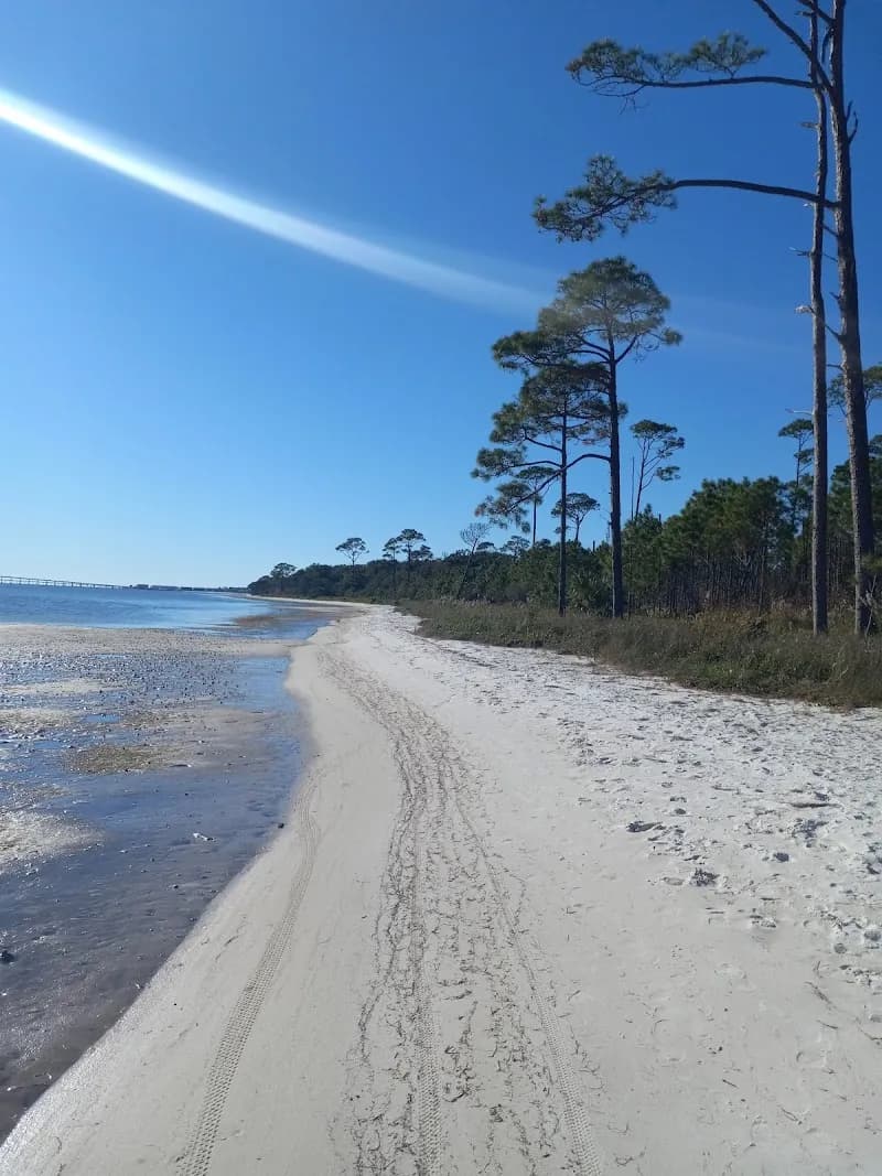 View of Naval Live Oaks Nature Preserve in Gulf Breeze, FL