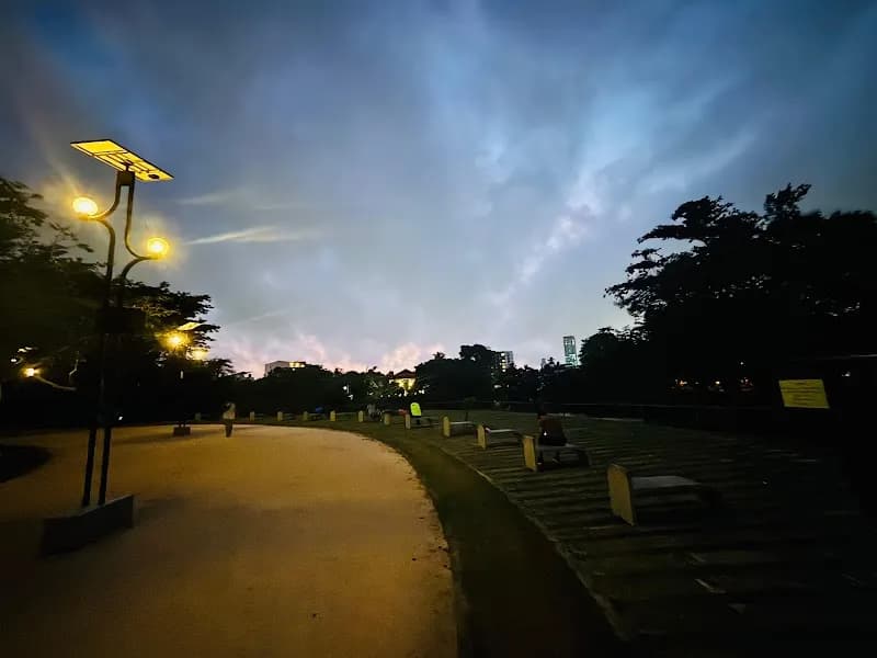 View of Nawala Urban Wetland Park in Nugegoda, WP
