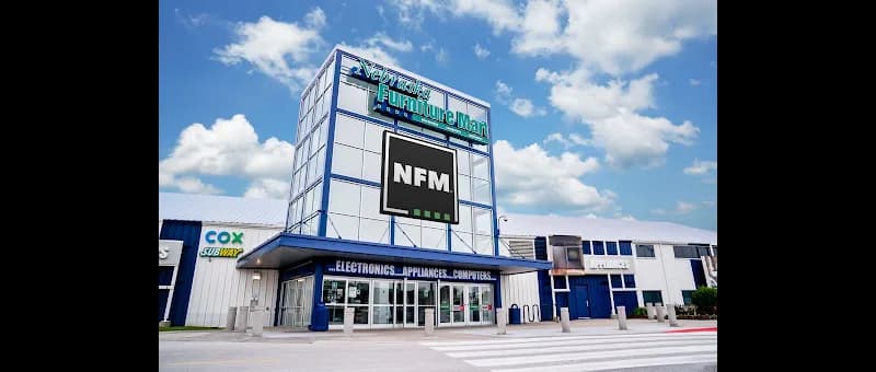 View of Nebraska Furniture Mart in Aksarben Village, NE