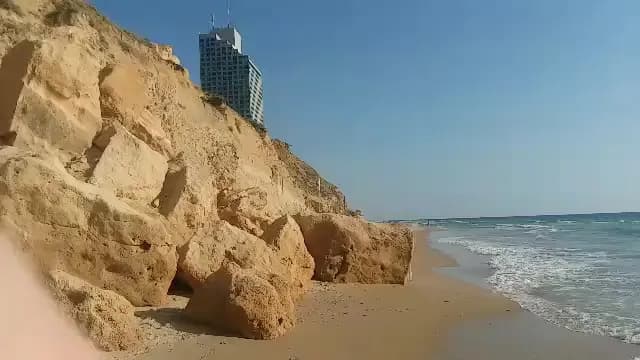View of Netanya Beach in Netanya, TA