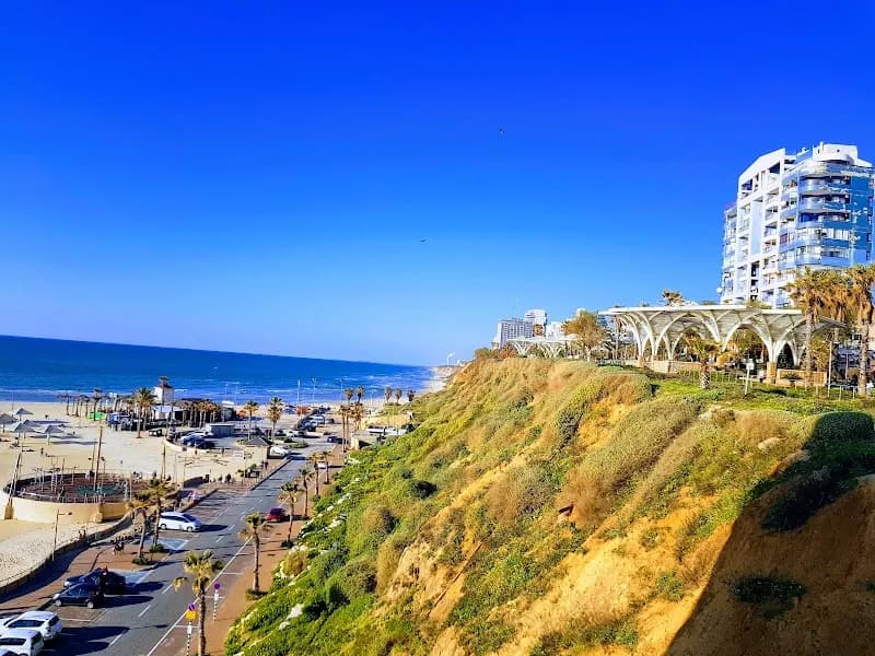 View of Netanya Beach in Netanya, TA