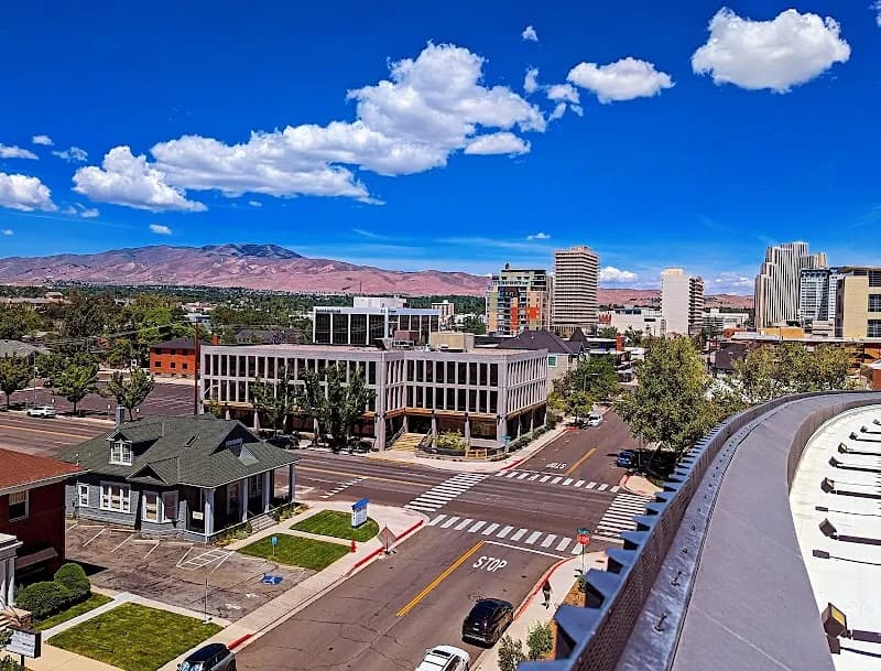 View of Nevada Museum of Art in Reno, NV