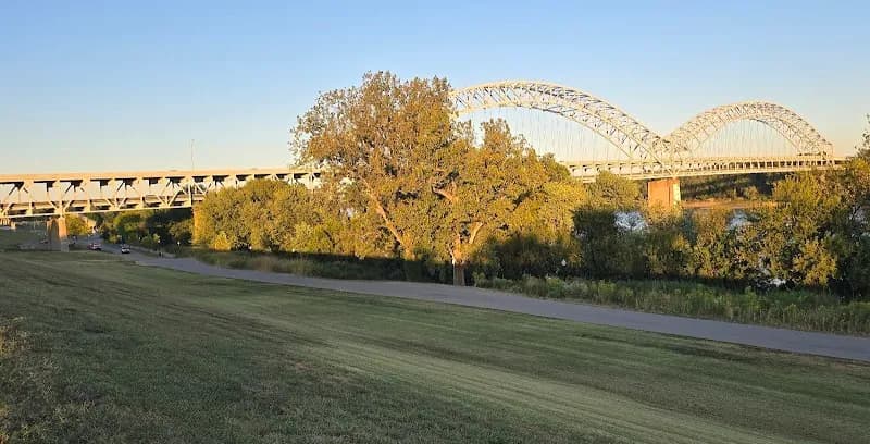 View of New Albany Riverfront Amphitheater in New Albany, IN