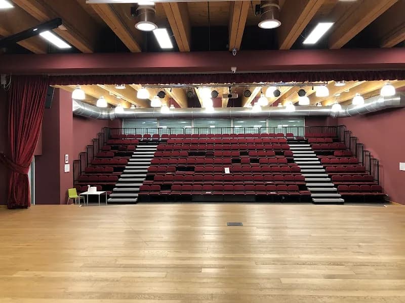 View of New Civic Center Library in Arese, Lombardy