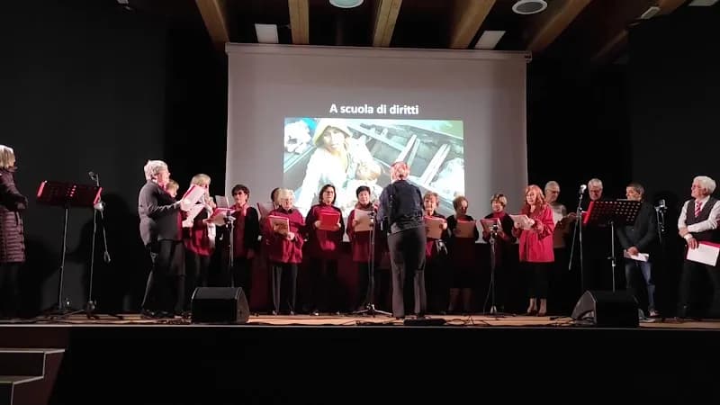 View of New Civic Center Library in Arese, Lombardy