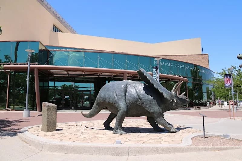 View of New Mexico Museum of Natural History and Science in Albuquerque, NM
