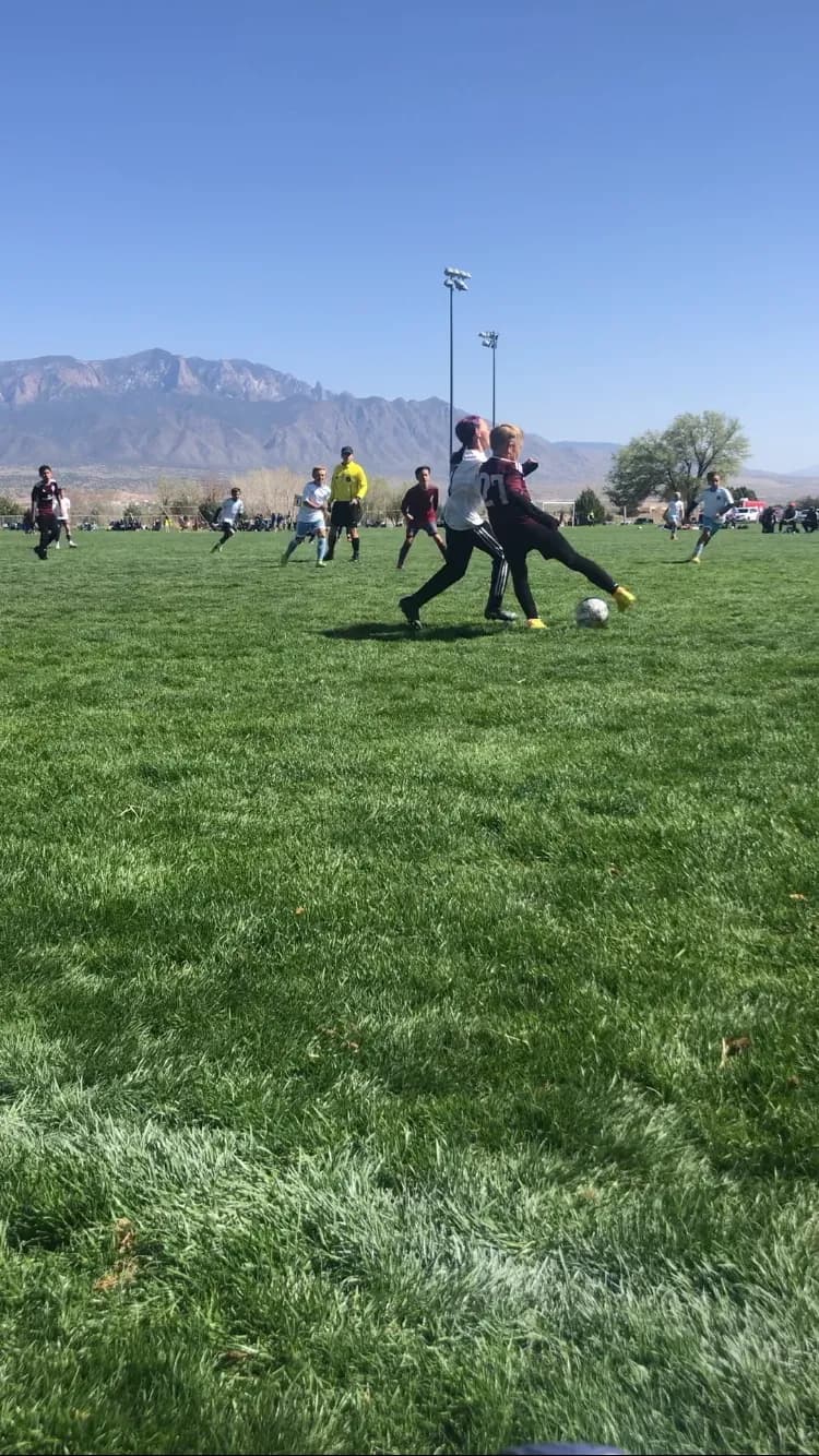 View of New Mexico Soccer Tournament Complex in Bernalillo, NM