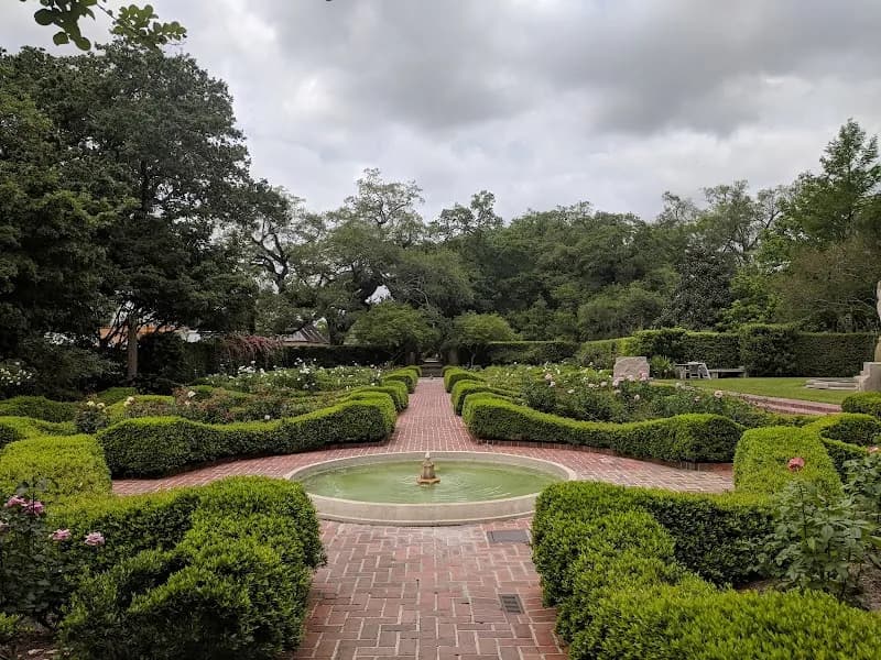 View of New Orleans Botanical Garden in New Orleans, LA