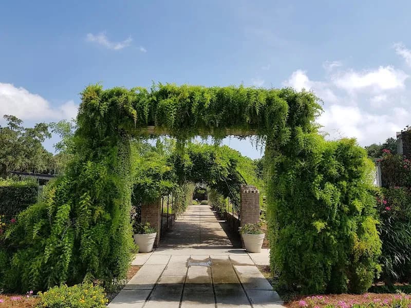 View of New Orleans Botanical Garden in New Orleans, LA