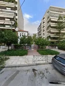 View of New Smyrna Municipal Library in Nea Smyrni, AT