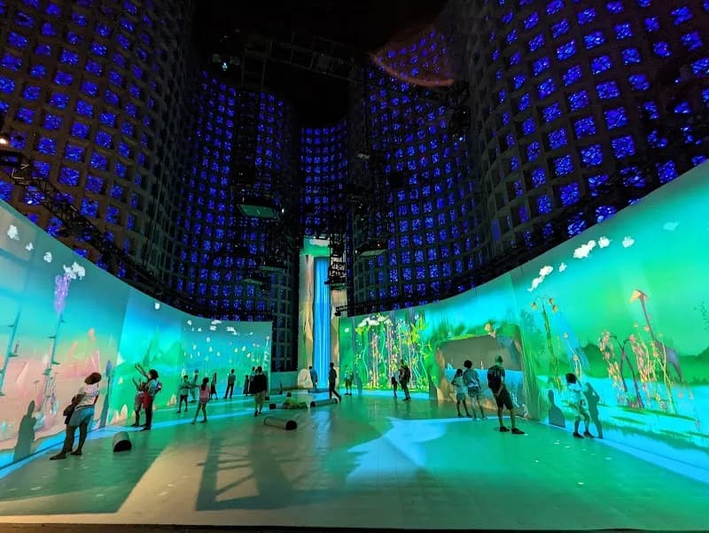 View of New York Hall of Science in Queens, NY