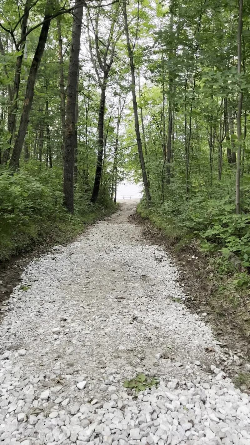 View of Newaygo State Park in Newaygo, MI
