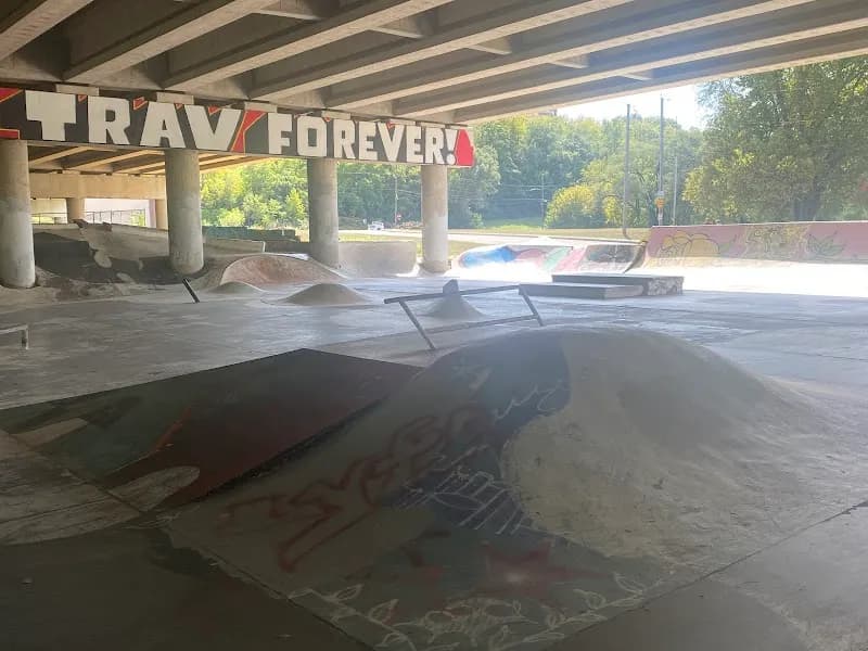 Newport Skatepark-Under The Bridge skateboard park in Newport, KY