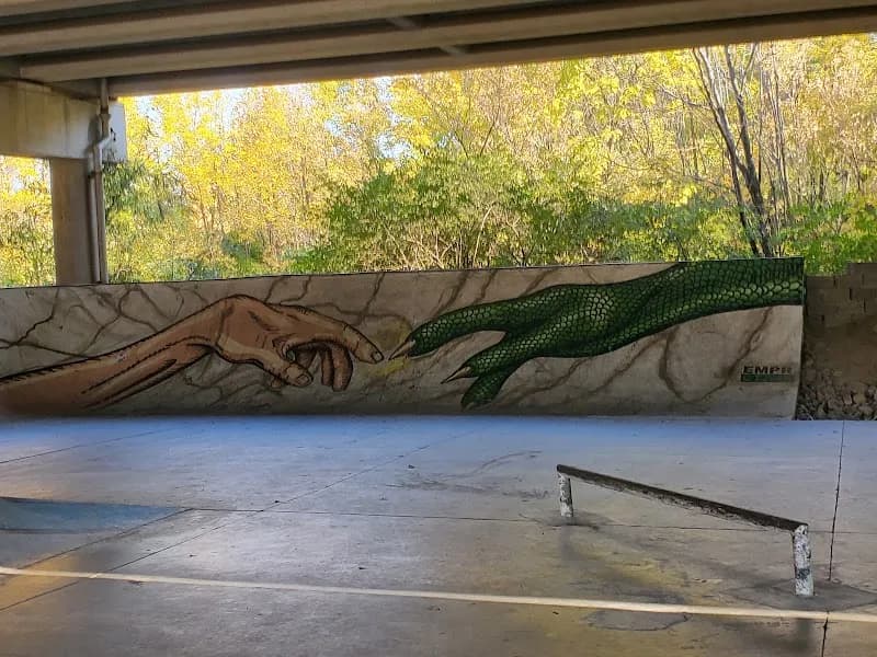 View of Newport Skatepark-Under The Bridge in Newport, KY