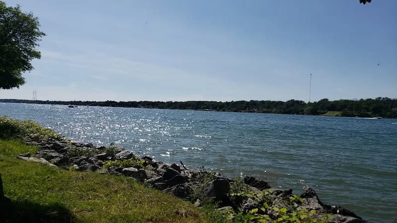View of Niawanda Park in North Tonawanda, NY