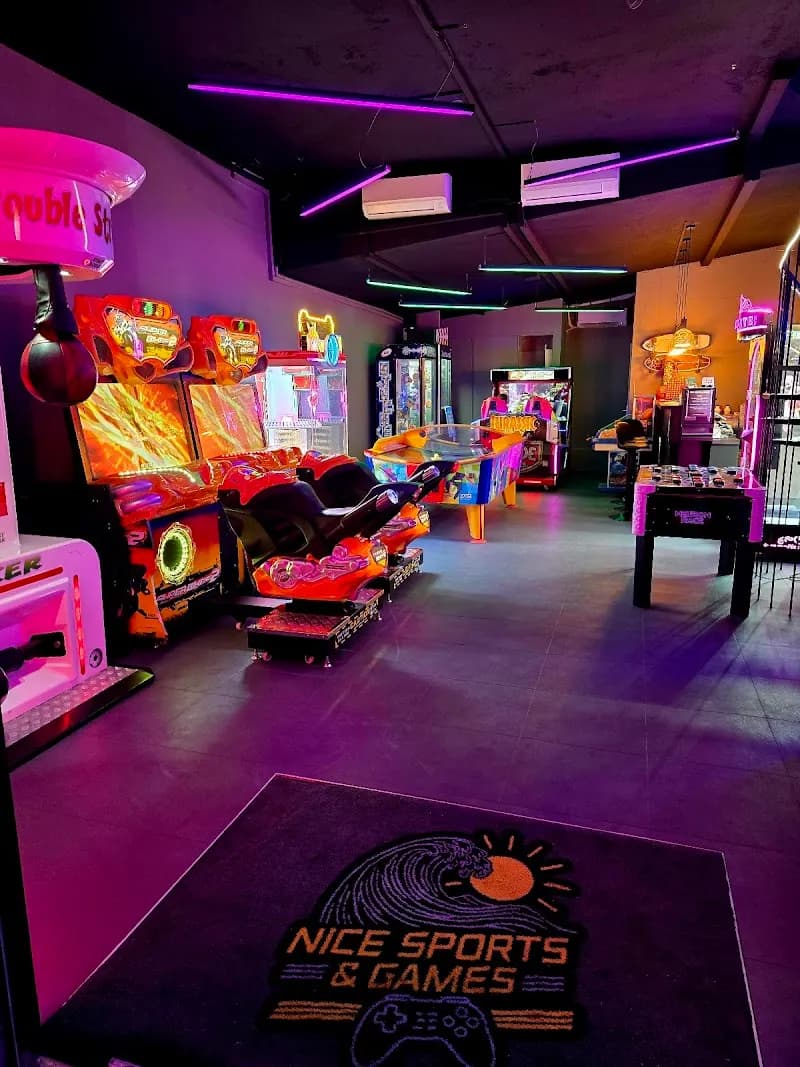 Nice Sports & Games video arcade in Nice, PAC