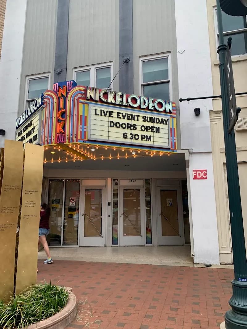 View of Nickelodeon Theater in Columbia, SC