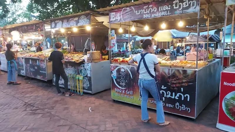 Night Market (Luang Prabang Night Bazaar) attraction in Luang Prabang, LP