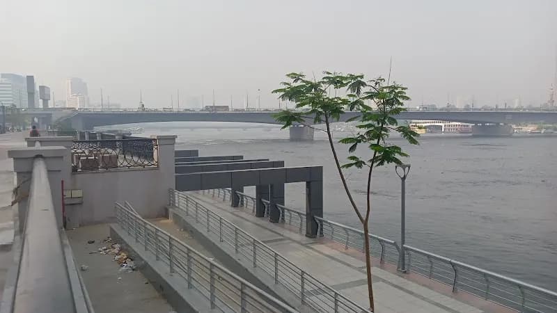 Nile-side Corniche Parks park in Cairo, CAI