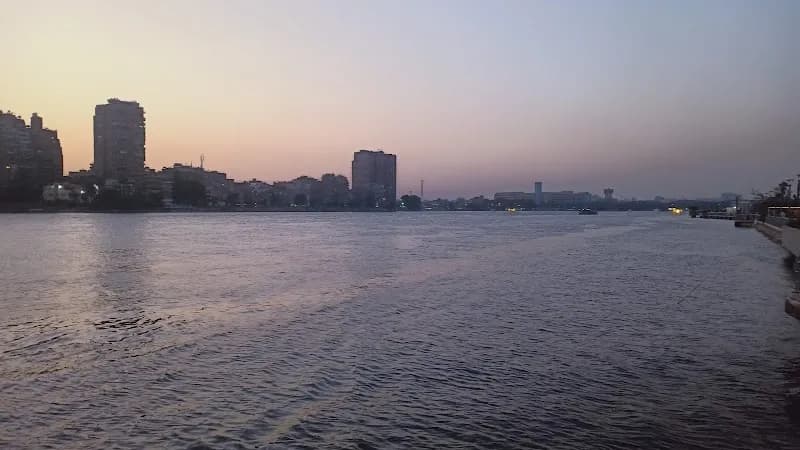 View of Nile-side Corniche Parks in Cairo, CAI