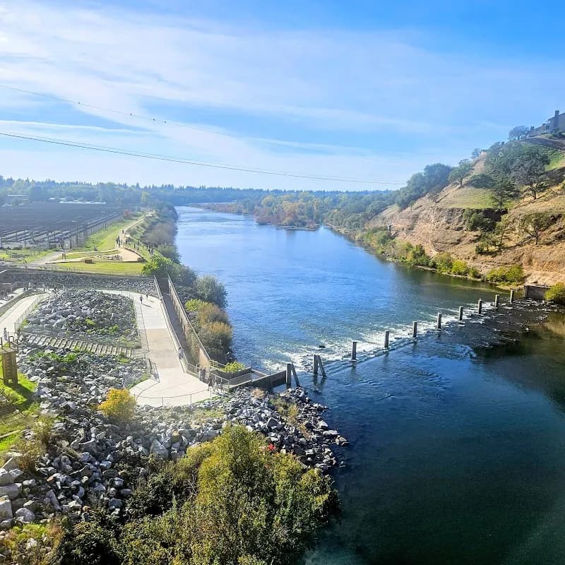 View of Nimbus Fish Hatchery in Rancho Cordova, CA